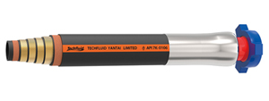 Mangueira vibratória rotativa de engate forjado