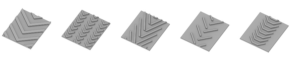 Correia transportadora Chevron